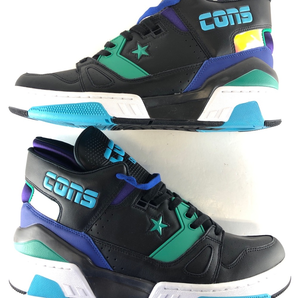 Converse Men's ERX 260 Mid Jewel Black/Court Purple/Bold Jade 164386C - … - Picture 10 of 12